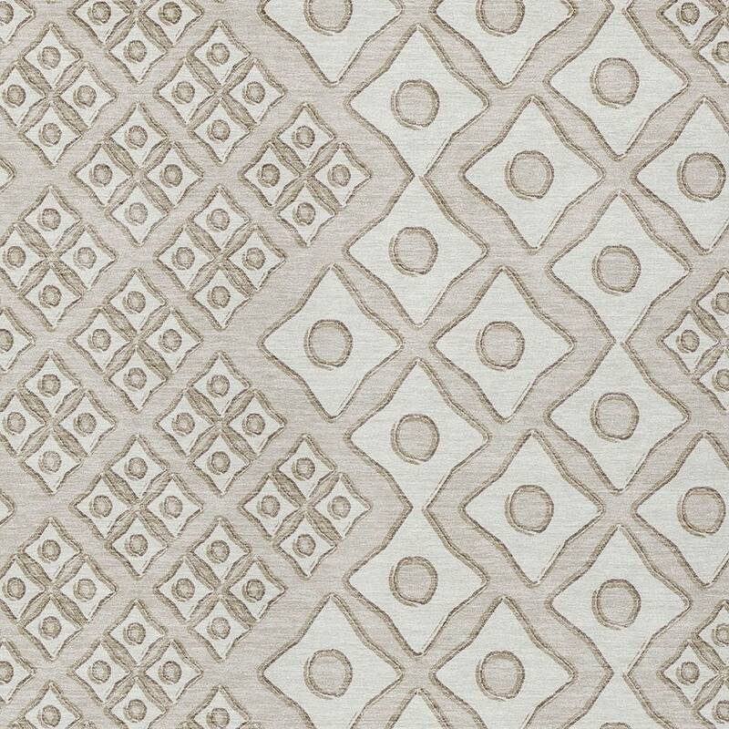 HomeRoots Geometric Transitional Rectangle Outdoor Rug