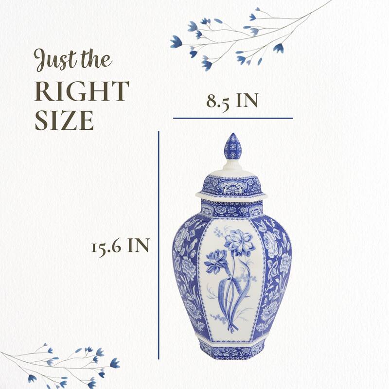 Spode Blue Italian Vase