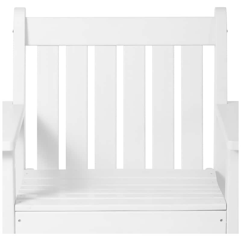 Polytrends Laguna Outdoor Dining Poly Garden Arm Chair (Set of 4)