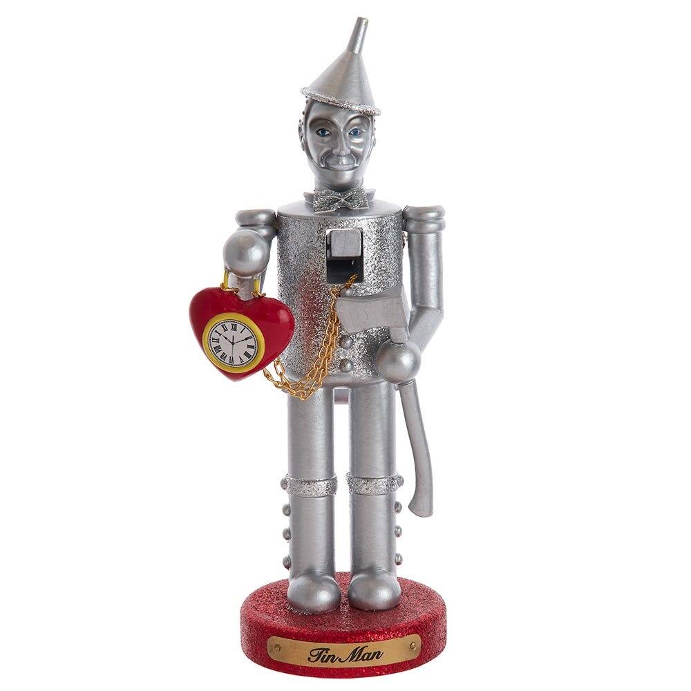 Kurt Adler 10-Inch Wizard of Oz™ Tinman Nutcracker - Silver