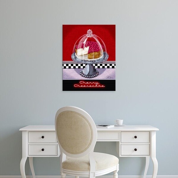 Easy Art Prints Shari Warren's 'Cherry Cheesecake' Premium Canvas Art