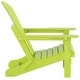 preview thumbnail 46 of 129, POLYTRENDS Laguna All Weather Poly Outdoor Adirondack Chair - Foldable (Set of 2)