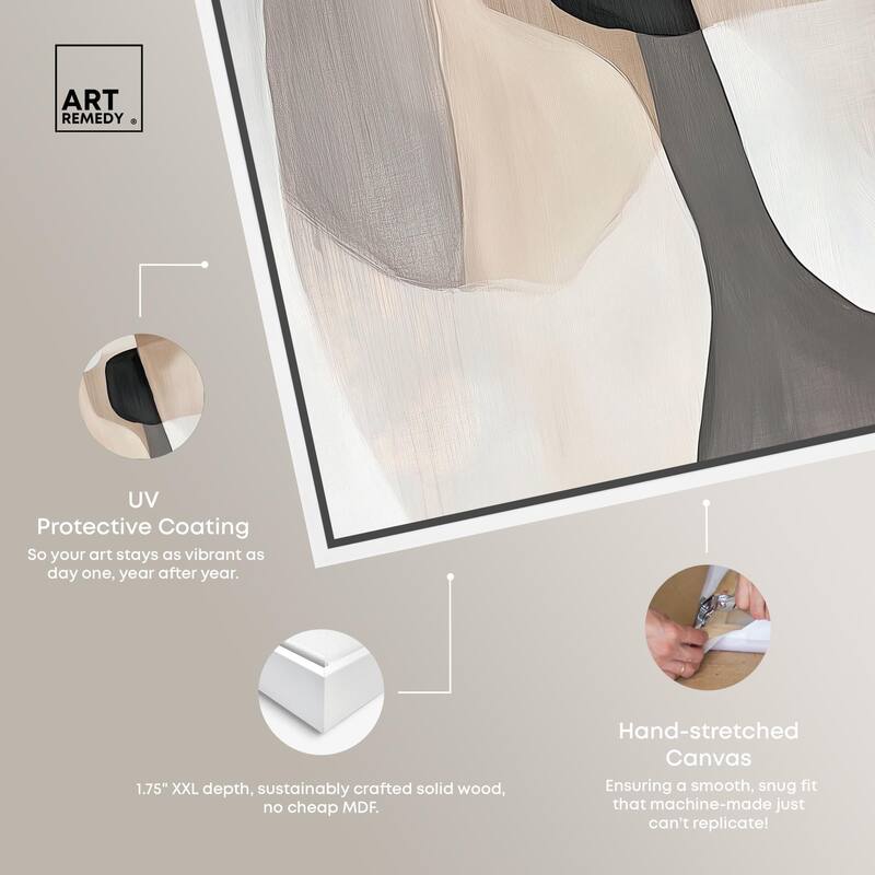 Curvilinear Composition II Canvas by Art Remedy