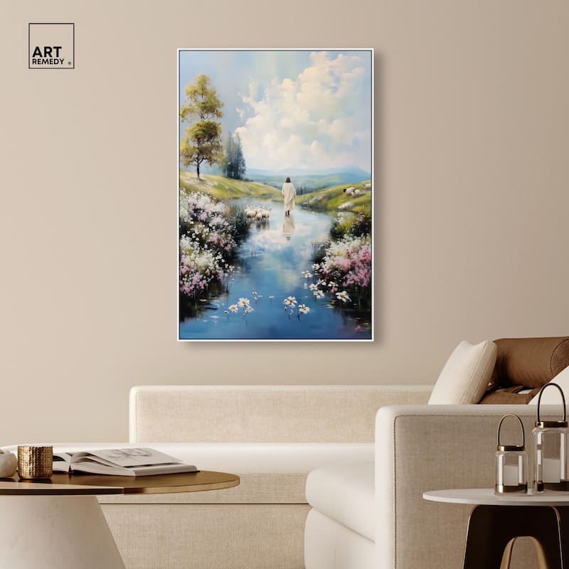 Caretaker's Calm Crossing I Canvas by Art Remedy