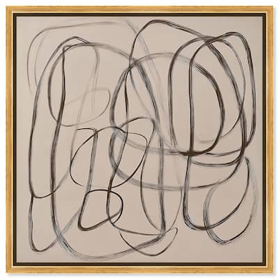 Unbroken Line II Canvas by Art Remedy