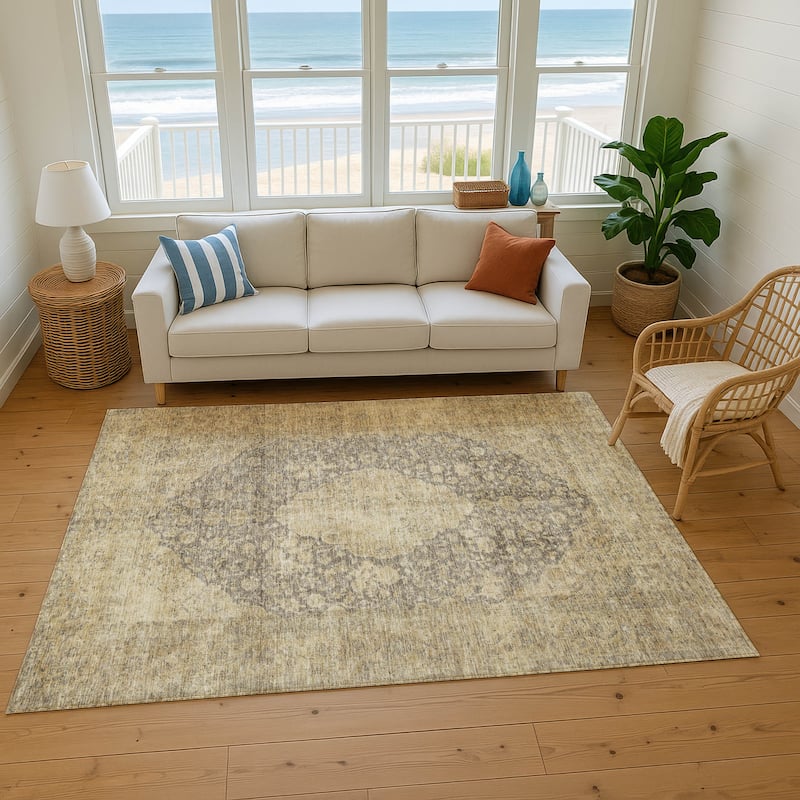 Premium Washable Super Soft Vintage Traditional Mayfield Rug
