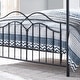 preview thumbnail 3 of 12, Earhart Metal Queen Canopy Platform Bed by Christopher Knight Home