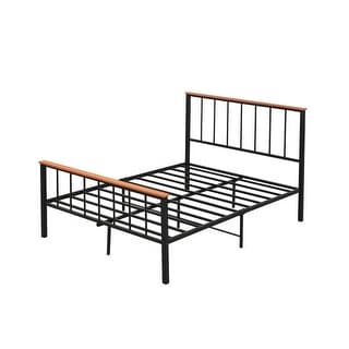 Bed Frame with Headboard and Footboard - Bed Bath & Beyond - 38344189