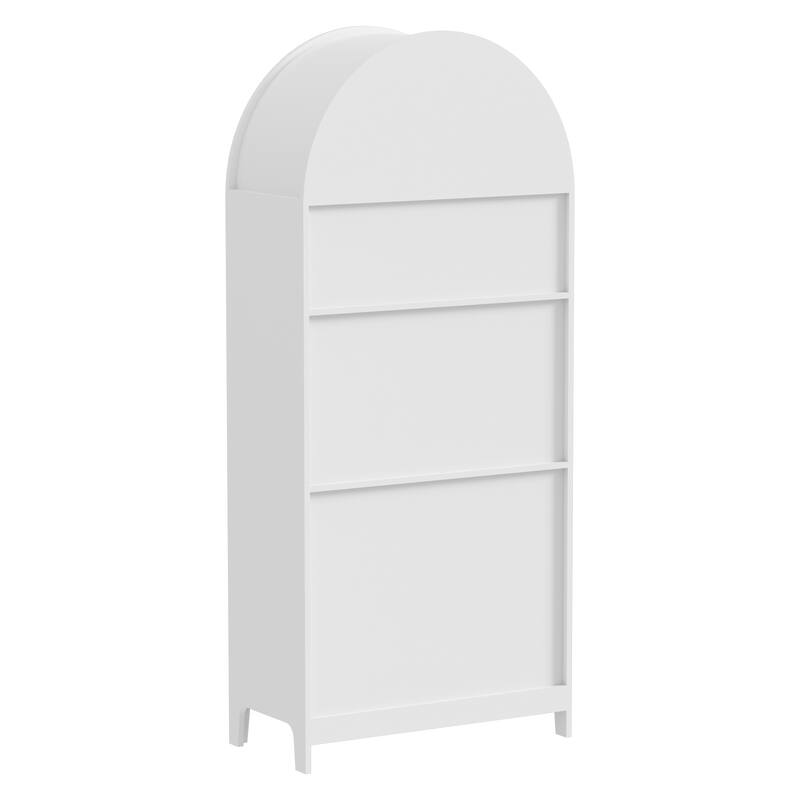 Arch Bookshelf Multi-Purpose Shelf for Living Room Kitchen