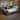 Full Size Bed with LED Desk Charging Station Storage Shelves Upholstered Headboard