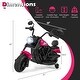 preview thumbnail 24 of 38, Gymax Kids Motorcycle w/Headlight Music Training Wheels Foot Pedal for