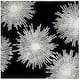 SAFAVIEH Handmade Soho Miyase Modern Burst New Zealand Wool Rug - 6' x 6' Square - Black/White