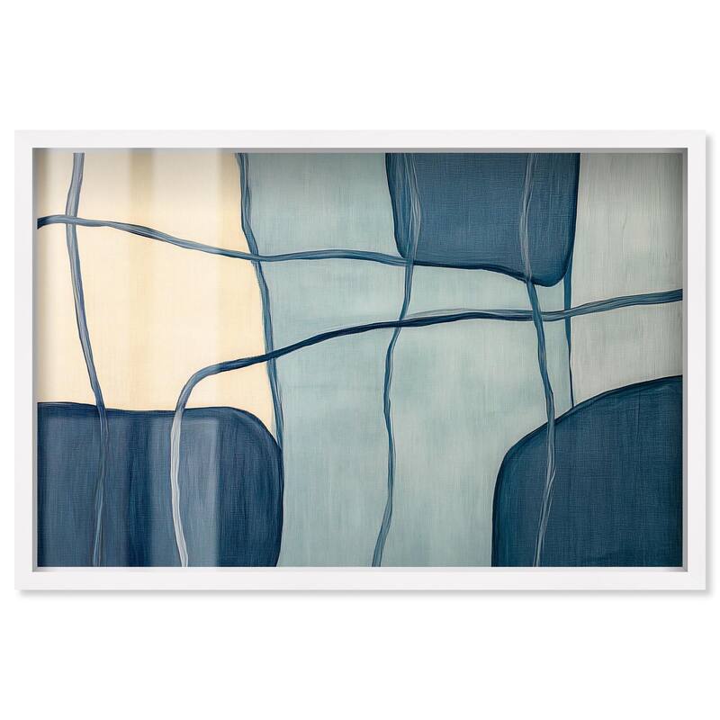 Convergence Shadowbox by Art Remedy - White - 54" x 36"
