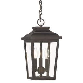 The Great Outdoors 72174-C Irvington Manor 3 Light 9" Wide Outdoor
