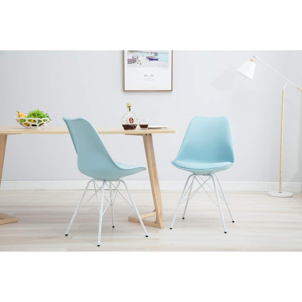 Porthos Home Mid-Century Modern Set of 2 Dining Room Chairs