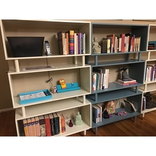 Simple Living Margo Mid-Century 3-shelf Bookshelf