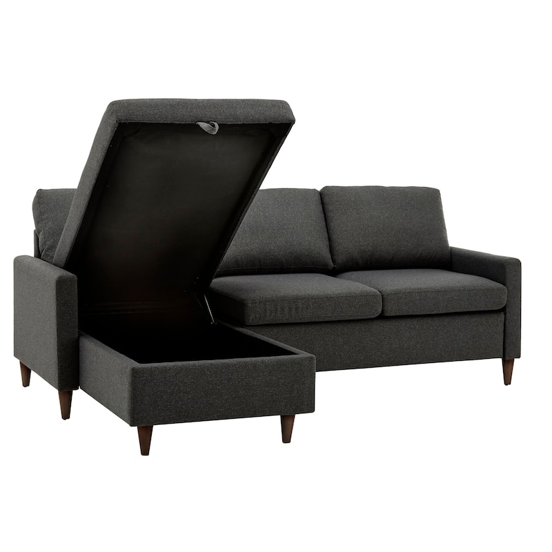Parker L-shaped Sofa with Storage Chaise by iNSPIRE Q Modern