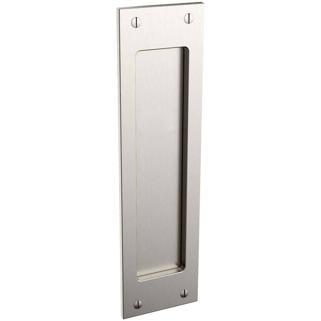 Baldwin Santa Monica Style Pocket Door Passage Trim Half Pair from the - Lifetime Satin Nickel