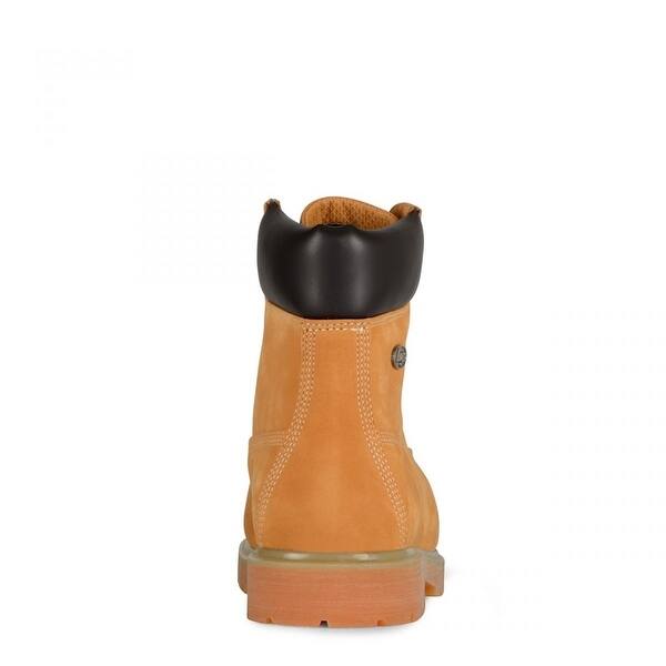 Lugz Drifter 6 SteelToe Golden Wheat Bark Tan Gum Women Sz 7.5 OR Men Sz 6 #1085 Lugz Drifter 6 Steel Toe Work Boot Golden Wheat Bark Tan  main image 2