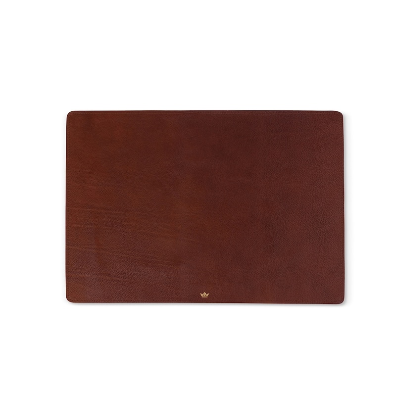 Placemat Leather Brown 18.9" x 13.4"