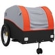 preview thumbnail 41 of 59, vidaXL Bike Trailer Kids Bicycle Cargo Wagon Buggy Carriage Cycle Trailer Iron