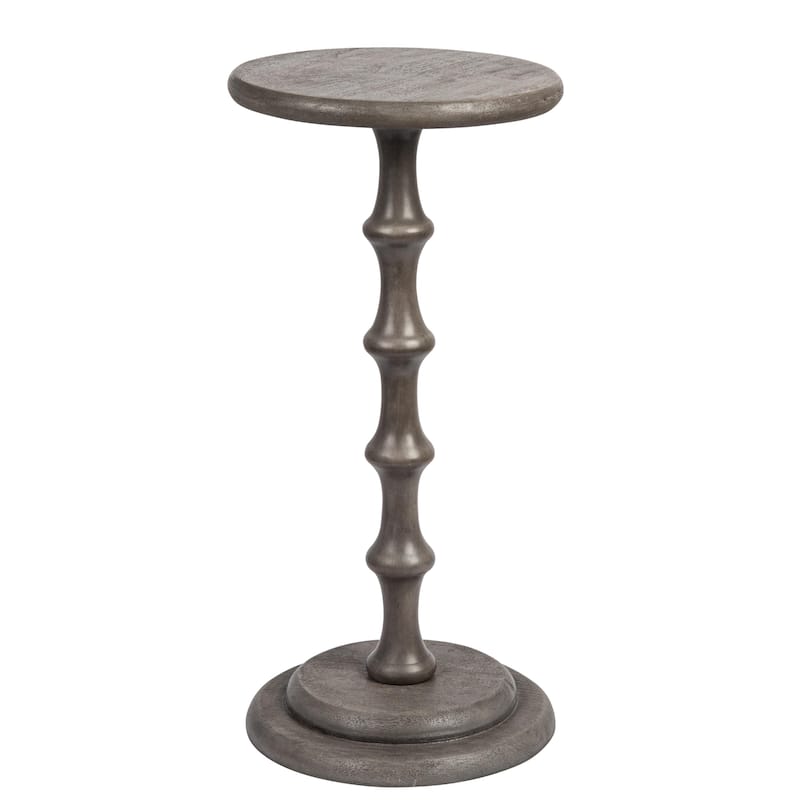 Ergo Pedestal Cocktail Side Table - 12.0"L x 12.0"W x 25.0"H