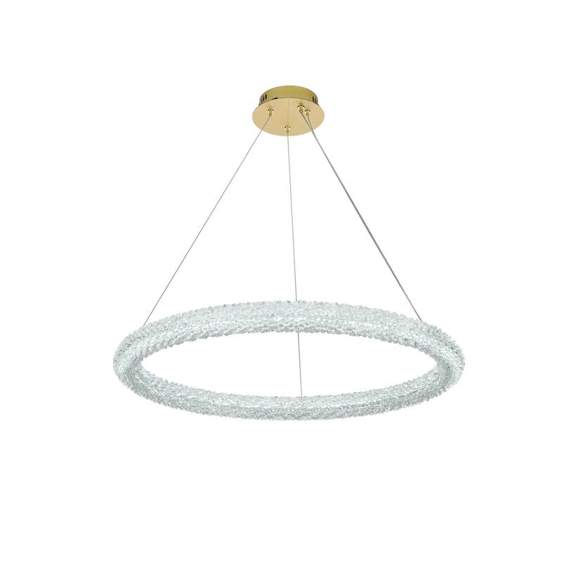 Indigo Home 32 inch Adjustable LED Chandelier
