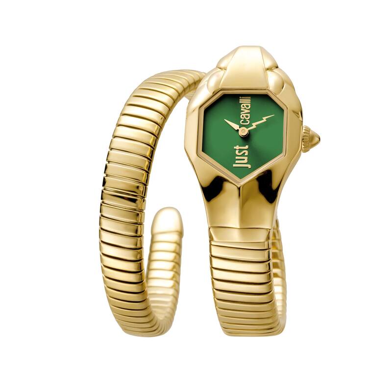 Just Cavalli Women's JC1L001M0055 Quartz Watch - Gold-Tone
