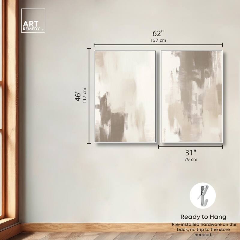 Winter Mist I Canvas Set of 2 by Art Remedy