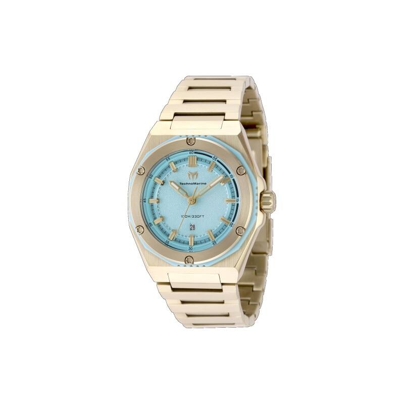 Technomarine Women's TM-416087 CORAL Quartz 3 Hand Green Dial Watch