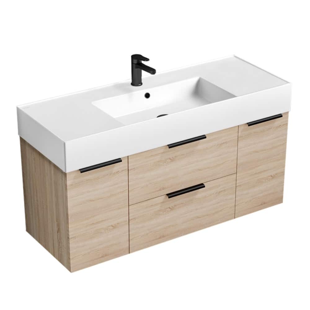 Nameeks Derin-4818-W-C Derin 48" Wall Mounted Single Basin Vanity Set