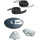 preview thumbnail 3 of 2, Brentwood Stainless Steel Food Processor - 8 Cup - 11 x 8.5 x 17