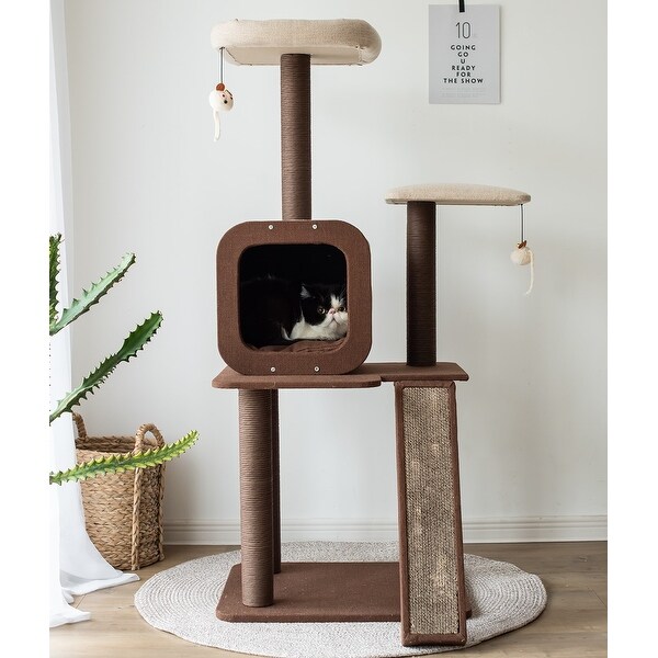 72 teepee cat tree