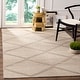 preview thumbnail 68 of 93, SAFAVIEH Handmade Flatweave Montauk Elsbe Trellis Cotton Rug 3' x 5' - Grey - Rectangle