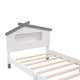 preview thumbnail 41 of 53, Platform Bed with House-shaped Headboard and Motion Activated Night