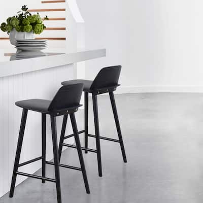 Alma Modern Wooden Counter Stool (26-inch)