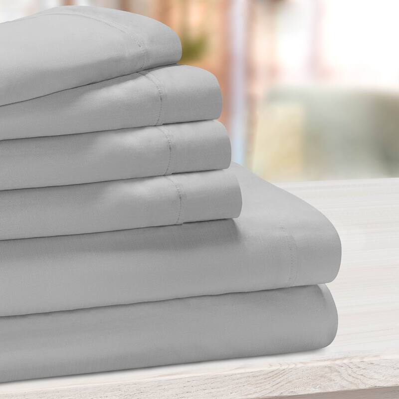 Cotton Blend 1000 Thread Count 6 Piece Sheet Set by Miranda Haus