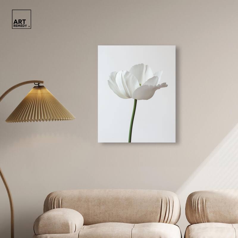 Pearl Floret Canvas by Art Remedy, Gallery Wrapped