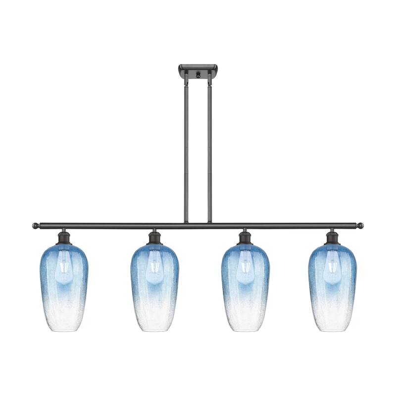 Innovations Lighting Endless Possibilities Ballston - Brookhaven Flute - 4 Light 48" Stem Hung Island Light