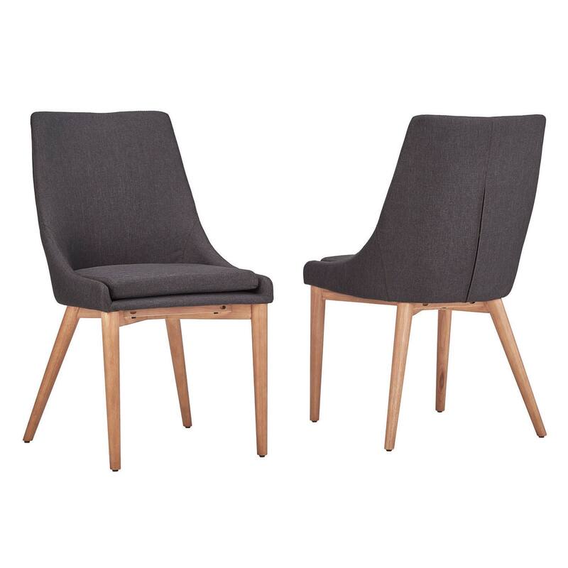 Sasha Oak Barrel Back Dining Chair (Set of 2) by iNSPIRE Q Modern Set