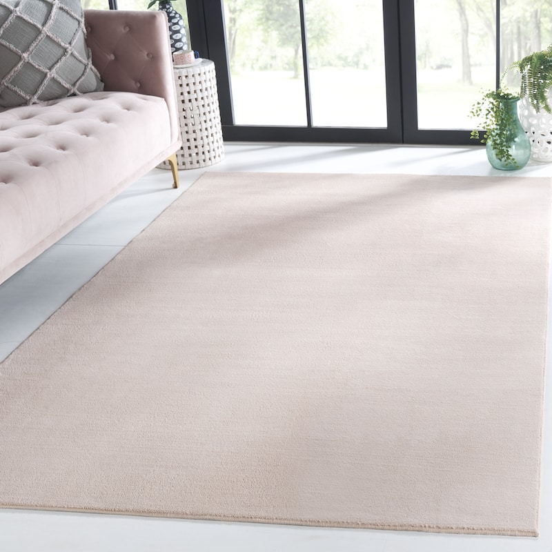 SAFAVIEH Loft Cassie Contemporary Machine Washable Rug - 10' x 14' - Beige - Rectangle