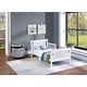 preview thumbnail 6 of 18, Olive & Opie Connelly Reversible Panel Toddler Bed White
