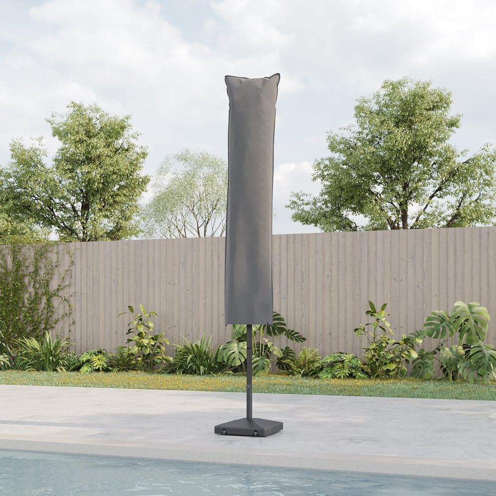 Bonosuki Patio Umbrella Cover - 600D Waterproof Market Umbrella Cover