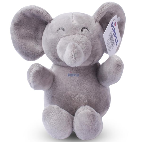 slide 2 of 5, Dimple Baby Elephant Plush 2-Pack - Soft Stuffed Animal Toys for Newborns, Infants, and Toddlers, Ages 0 and Up