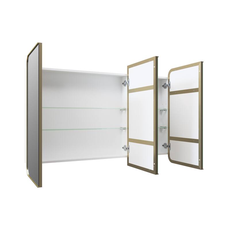 Glass Warehouse SC3-SQ-48X32 Calla 48" x 32" Framed Triple Door