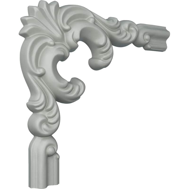 10"W x 10"H x 1 1/8"P Seville Panel Moulding Corner (matches moulding PML01X00SE)