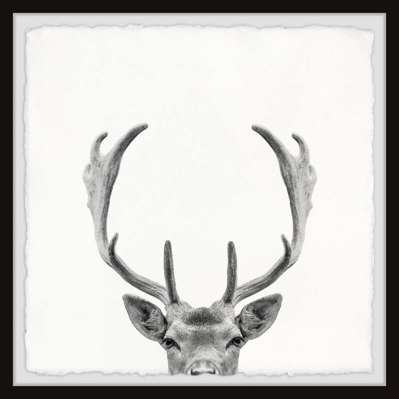 'Giant Antlers' Framed Painting Print