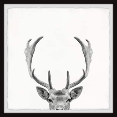 'Giant Antlers' Framed Painting Print
