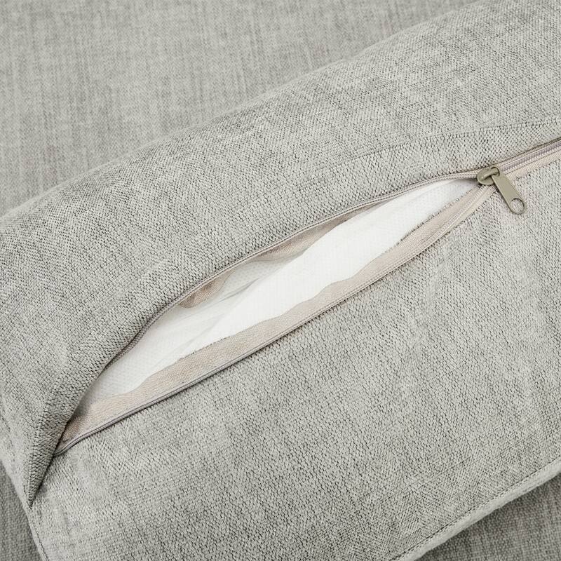 Roomfitters Oversized Cozy Upholstered Cloud Sofa Set, Double Cushion Comfy Sofa Group with Plush Cushions for Living Room