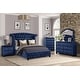 preview thumbnail 1 of 78, Sophia Crystal Tufted 4PC/5PC Bedroom Set Made with Wood